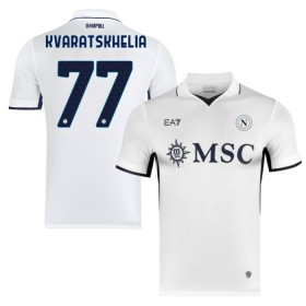 Camisetas SSC Napoli Kvaratskhelia 77 Segunda 2024-25 - Hombre